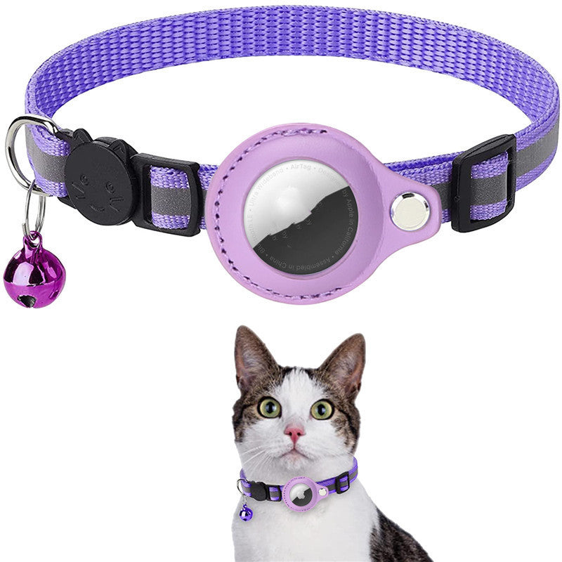 Reflective Collar Waterproof Holder Case For Apple Air Tag.