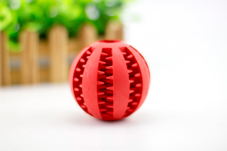 Rubber Mint Feeding Ball with Built-in Food Pockets