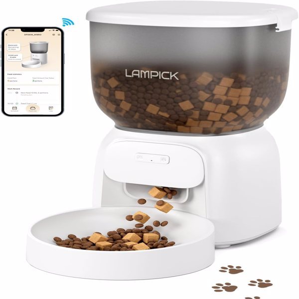 Automatic Pet Feeder - WiFi Cat & Dog Food Dispenser With APP Control.