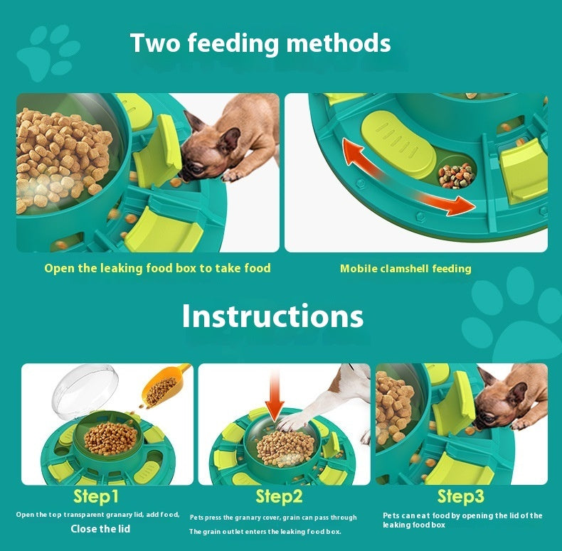 Interactive Feeding Tray Far all Dog Sizes.