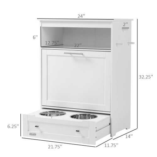 Pet Feeder Station Locker and Storage