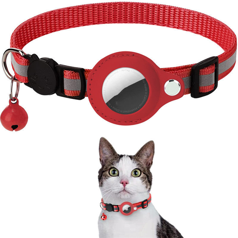 Reflective Collar Waterproof Holder Case For Apple Air Tag.