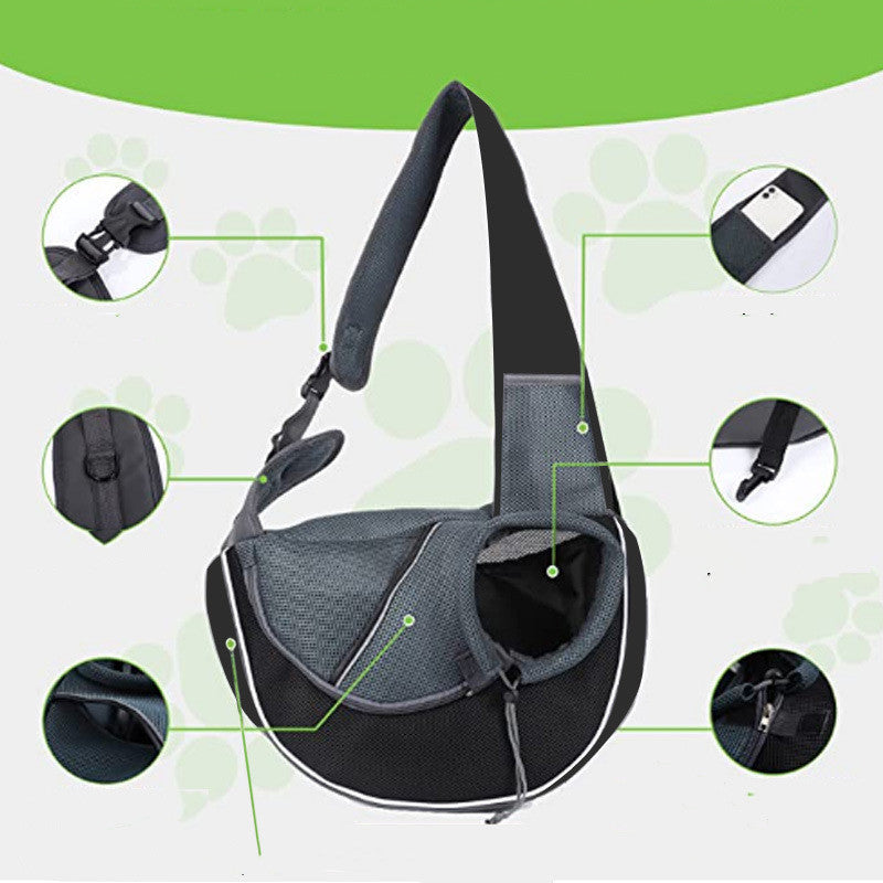 Carrying Pets Bag Women and Men. Comfortable Carrying Pouch.