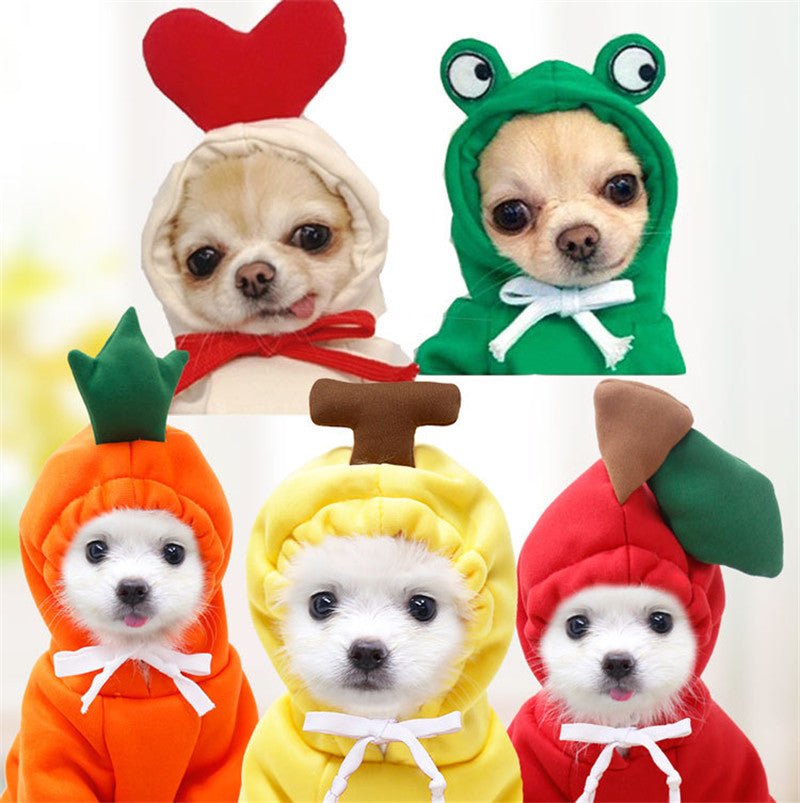 Cute Fruit Dog Clothes For Small Dogs.