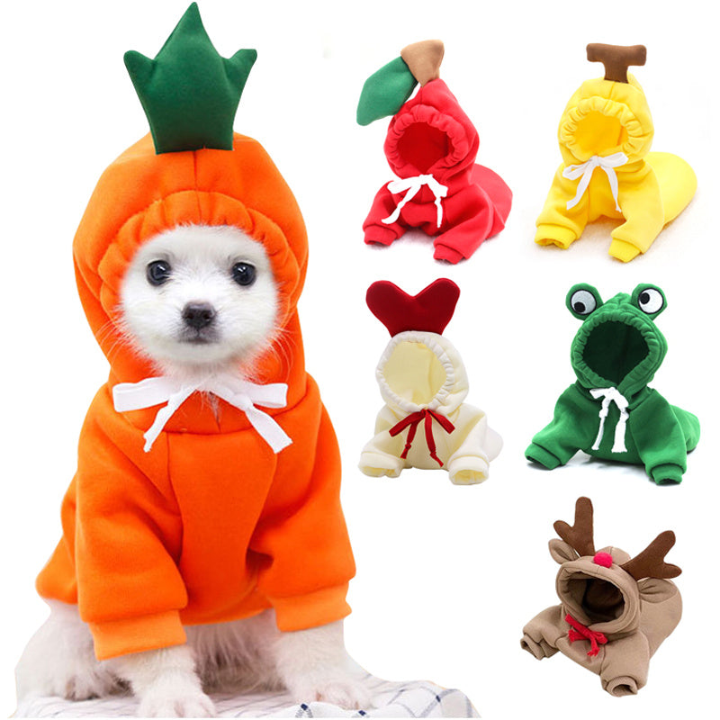 Cute Fruit Dog Clothes For Small Dogs.